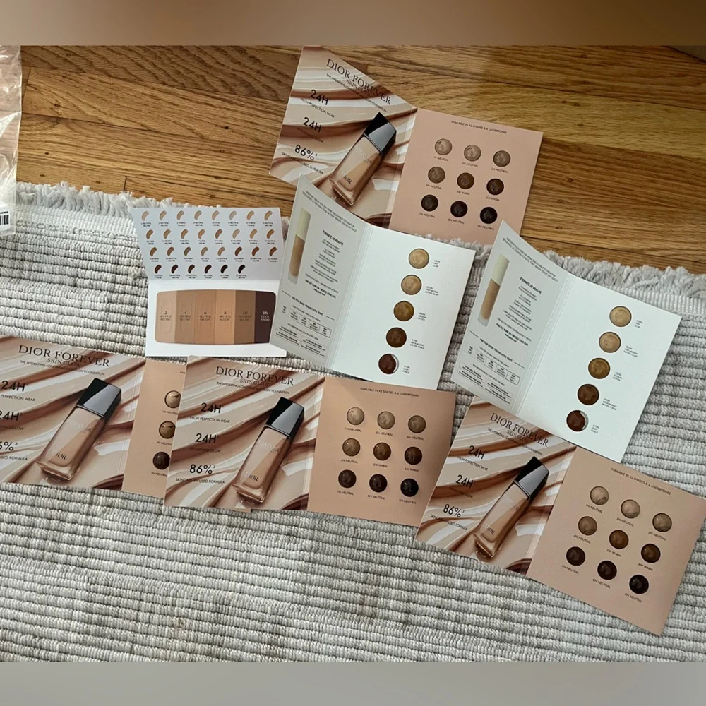 7 Gucci Dior Charlotte Tilbury Foundations Cards